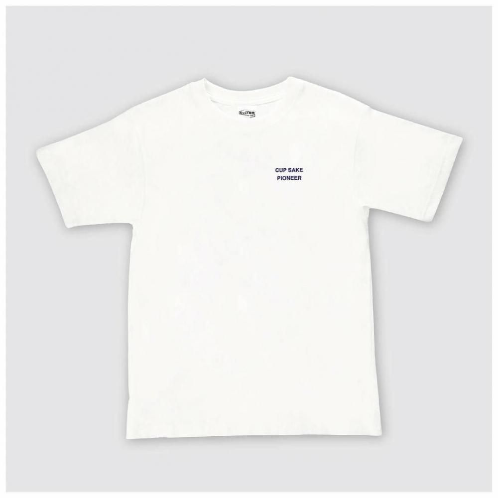 まちかど画廊 大関 ワンカップ Tシャツ WHITE