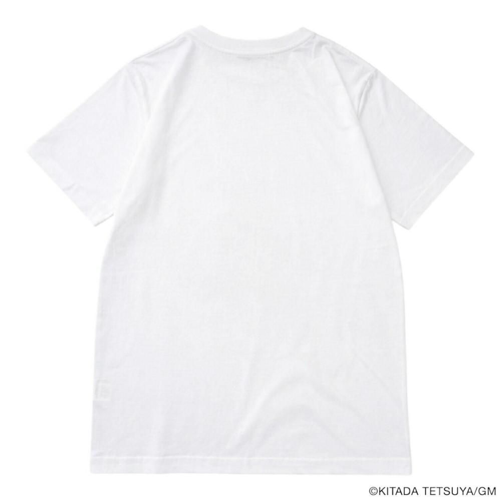 P-CHAN スパンコールデザイン 半袖Tシャツ WHITE