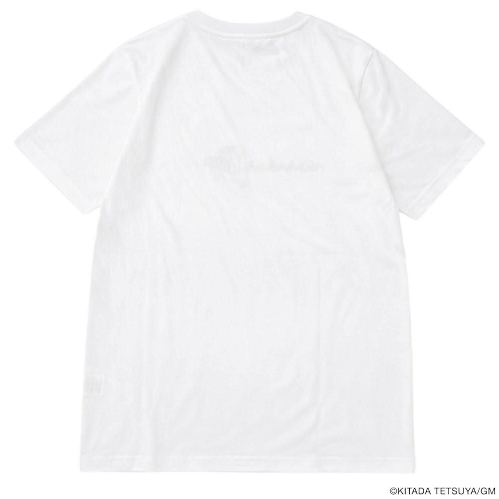 P-CHAN ロゴデザイン 半袖Tシャツ WHITE