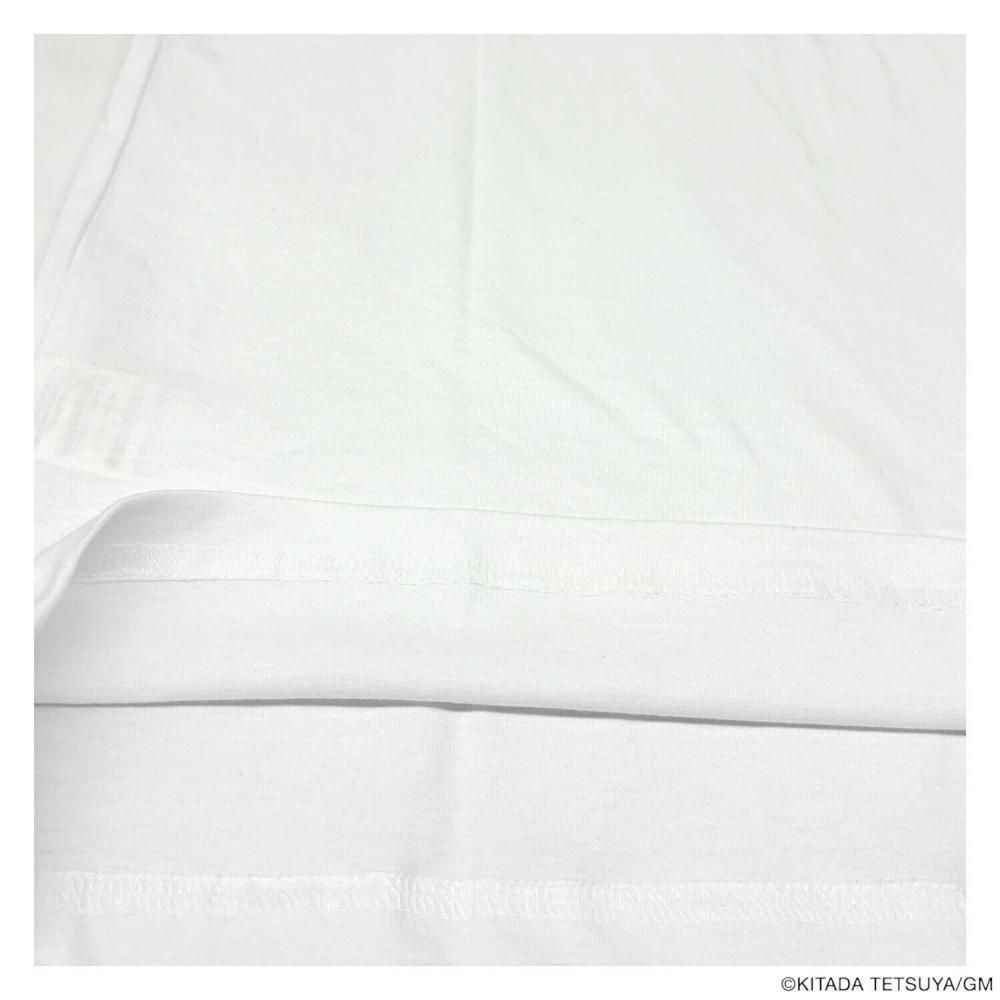 P-CHAN ロゴデザイン 半袖Tシャツ WHITE