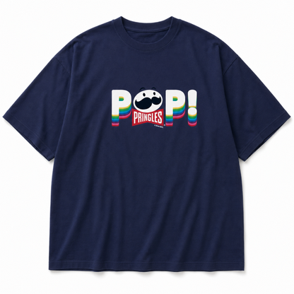 PRINGLES プリングルズ Tシャツ POP！ NAVY