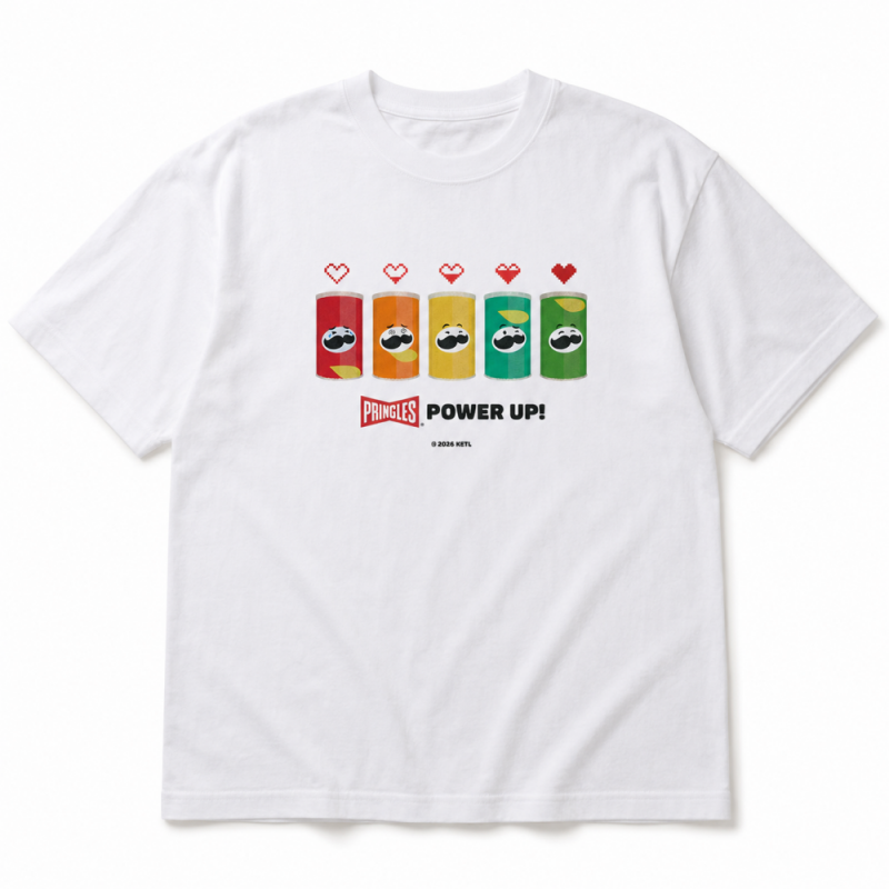 PRINGLES プリングルズ Tシャツ CANS WHITE