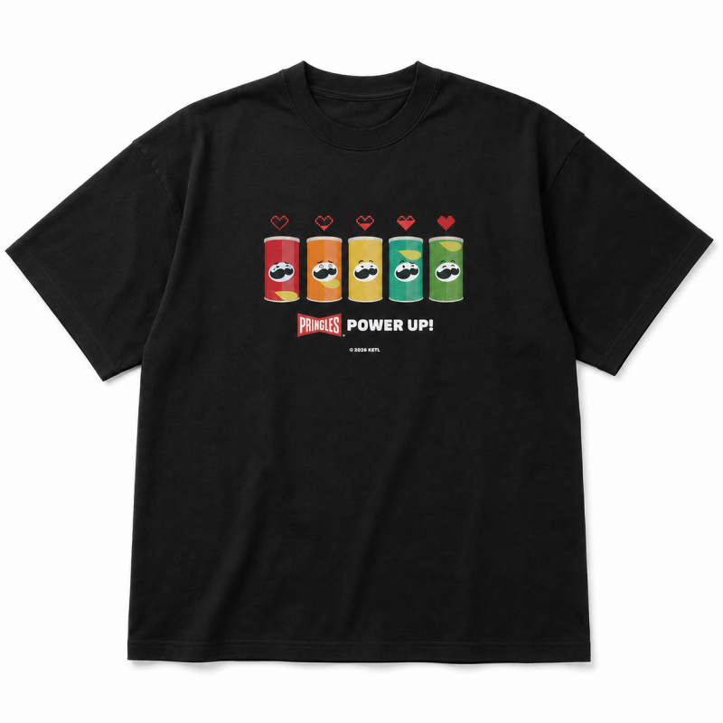 PRINGLES プリングルズ Tシャツ CANS BLACK