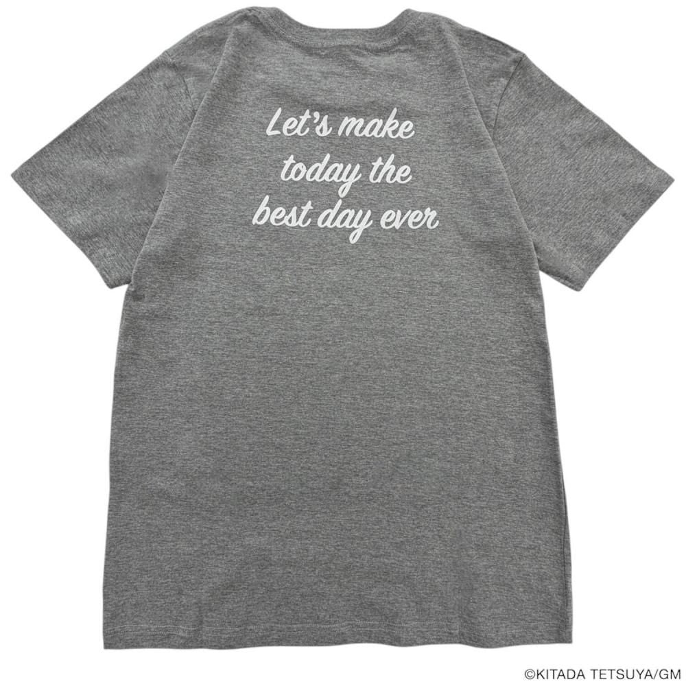 P-CHAN 9連キャラクタープリント 半袖Tシャツ GRAY