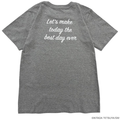 P-CHAN 9連キャラクタープリント 半袖Tシャツ GRAY