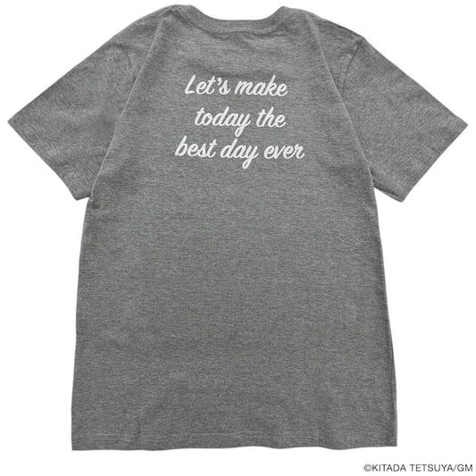 P-CHAN 9連キャラクタープリント 半袖Tシャツ GRAY