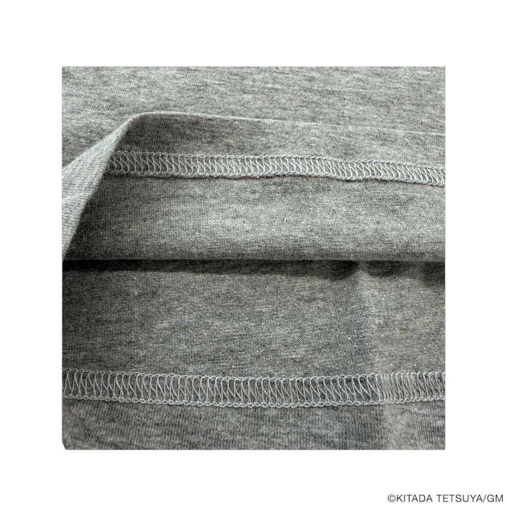 P-CHAN 9連キャラクタープリント 半袖Tシャツ GRAY