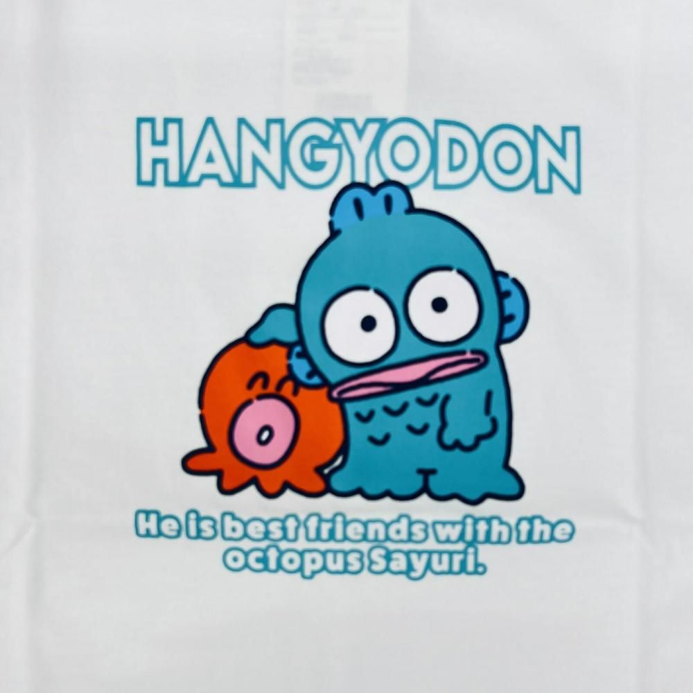 サンリオ キャラクターズ ハンギョドン 半袖 プリント Tシャツ WHITE