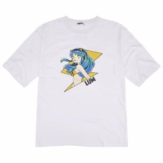 うる星やつら ラムちゃん Tシャツ ビックシルエット WHITE