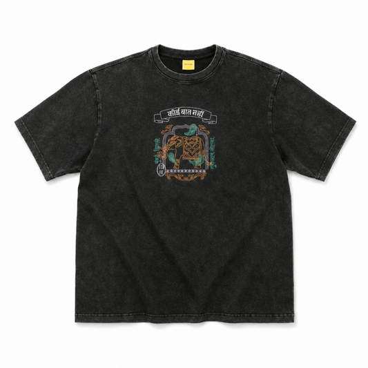 MYUUA INDIA ELEPHANT 半袖 ヴィンテージ風 Tシャツ