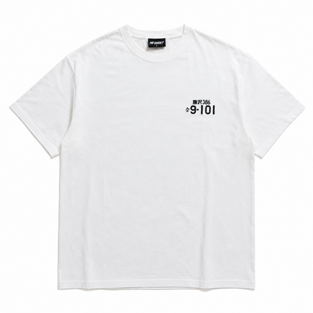 MFゴースト TOYOTA 86 Tシャツ WHITE