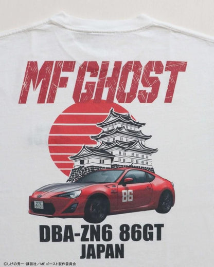 MFゴースト TOYOTA 86 Tシャツ WHITE