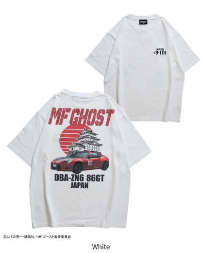 MFゴースト TOYOTA 86 Tシャツ WHITE