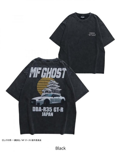 MFゴースト NISSAN GTR Tシャツ BLACK