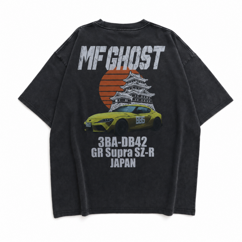 MFゴースト TOYOTA SUPRA Tシャツ BLACK