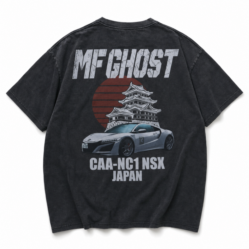 MFゴースト HONDA NSX Tシャツ BLACK
