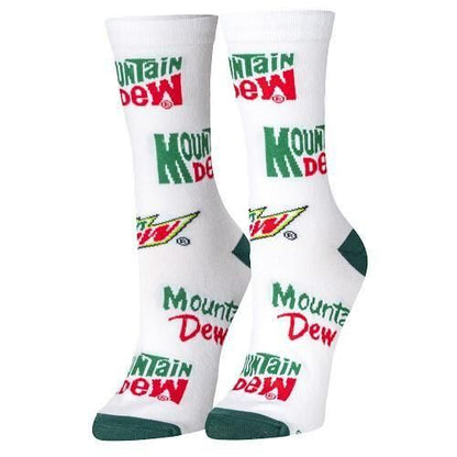 CRAZY SOCKS ウィメンズ クルー ソックス MOUNTAIN DEW