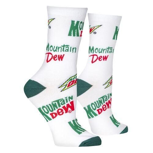 CRAZY SOCKS ウィメンズ クルー ソックス MOUNTAIN DEW
