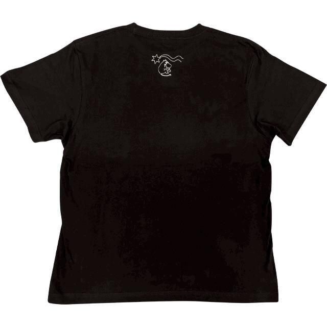 ムーミン 80th プレミアム小説Tシャツ 彗星(ムーミン) Tシャツ 半袖 BLACK