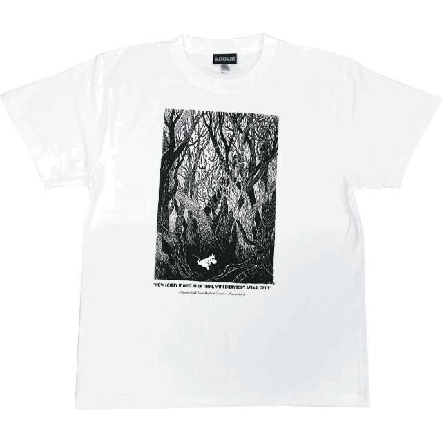 ムーミン 80th プレミアム小説Tシャツ 彗星(ムーミン) Tシャツ 半袖 WHITE