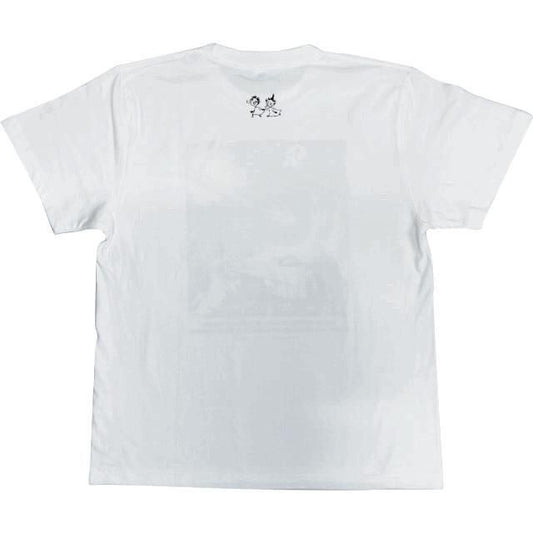 ムーミン 80th プレミアム小説Tシャツ たのしい(飛行おに) Tシャツ 半袖 WHITE