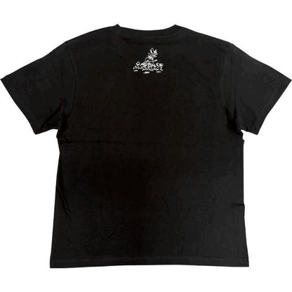ムーミン 80th プレミアム小説Tシャツ 夏祭り(スナ&ミイ) Tシャツ 半袖 BLACK
