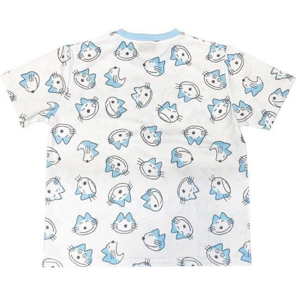 11ぴきのねこ ドライメッシュ Tシャツ かお WHITE
