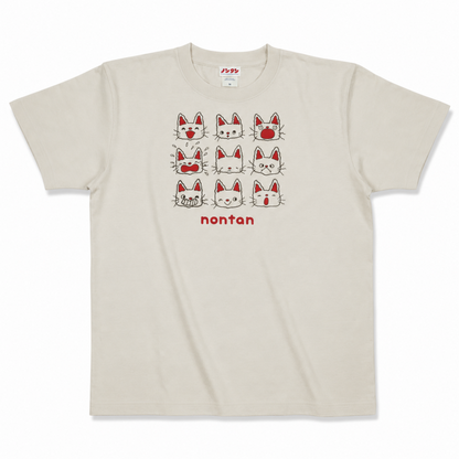 ノンタン Tシャツ にんにん WHITE（NT-8668）