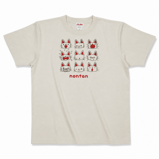 ノンタン Tシャツ にんにん WHITE（NT-8668）