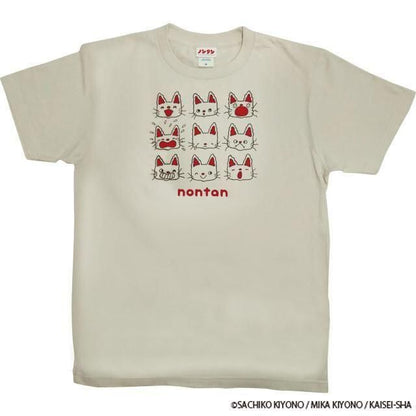 ノンタン Tシャツ にんにん WHITE（NT-8668）