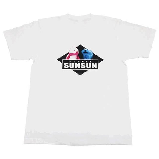 パペットスンスン PUPPET SUNSUN キャラクター Tシャツ なかよし WHITE PS-8625