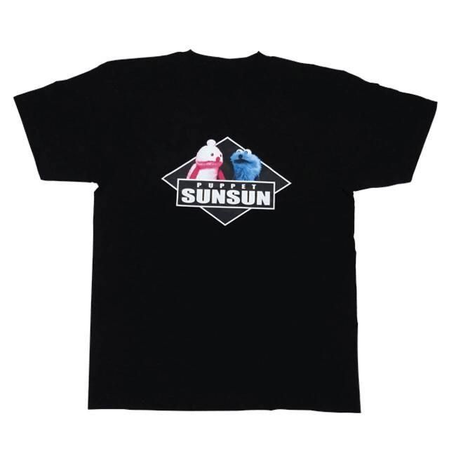 パペットスンスン PUPPET SUNSUN キャラクター Tシャツ なかよし BLACK PS-8626