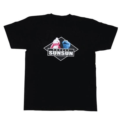 パペットスンスン PUPPET SUNSUN キャラクター Tシャツ なかよし BLACK PS-8626