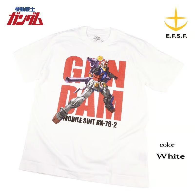 GUNDAM 機動戦士ガンダム Ｔシャツ WHITE eplus1293