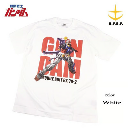GUNDAM 機動戦士ガンダム Ｔシャツ WHITE eplus1293