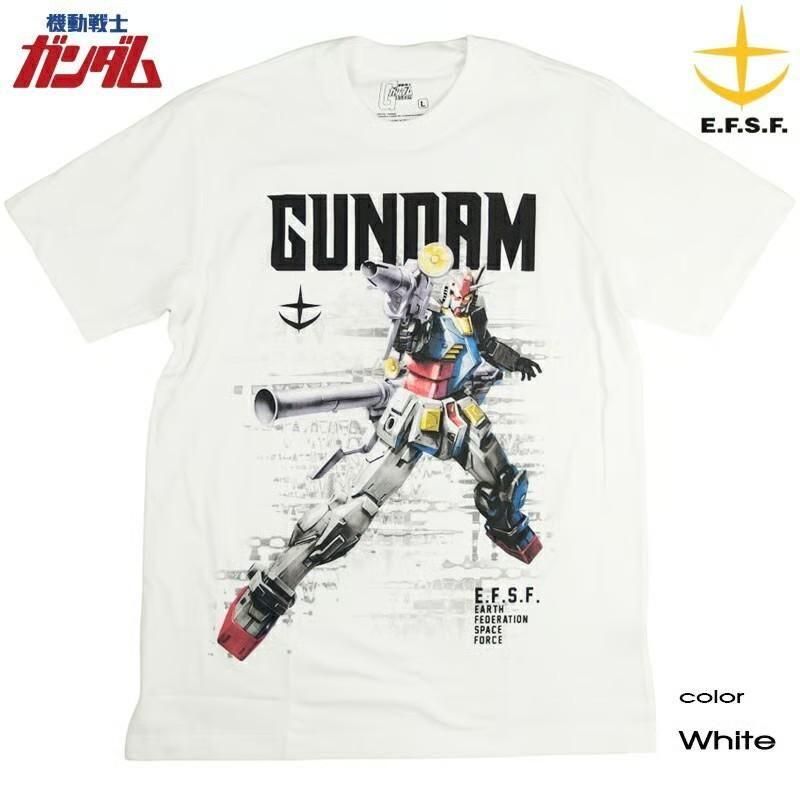 GUNDAM 機動戦士ガンダム Ｔシャツ WHITE eplus1245