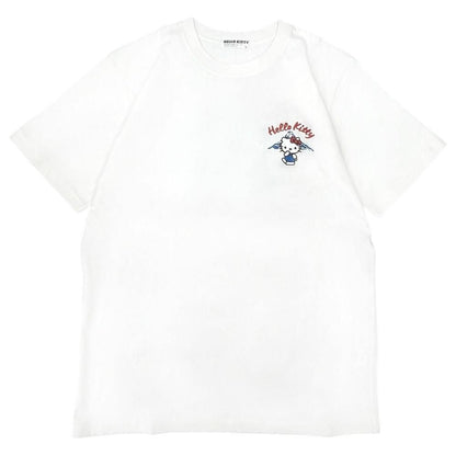 サンリオ ハローキティ 和柄 半袖 Tシャツ WHITE
