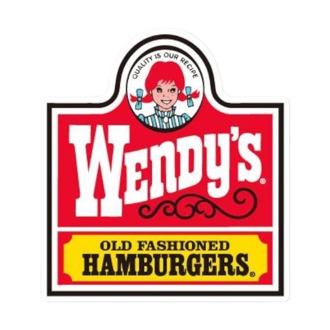 ウェンディーズ ミニステッカー WENDY'S 看板 WEN-035