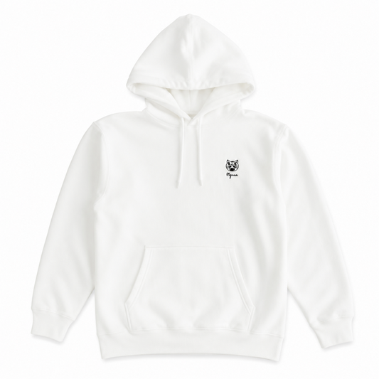 MYUUA CHINA 超開心HAPPINESS フーディ パーカー WHITE