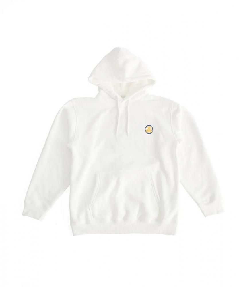 MYUUA CHINA ドラゴンGOODLUCK フーディ パーカー WHITE