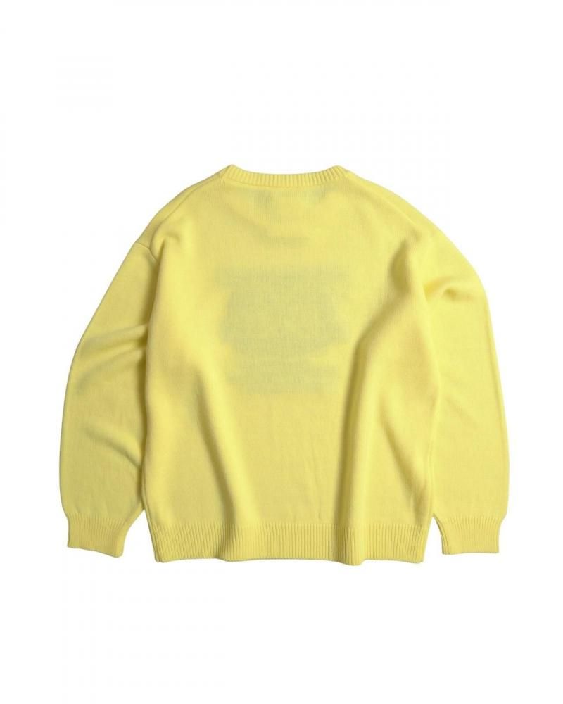 スポンジ・ボブ キャラクターフェイスニット Yellow