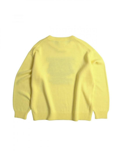 スポンジ・ボブ キャラクターフェイスニット Yellow