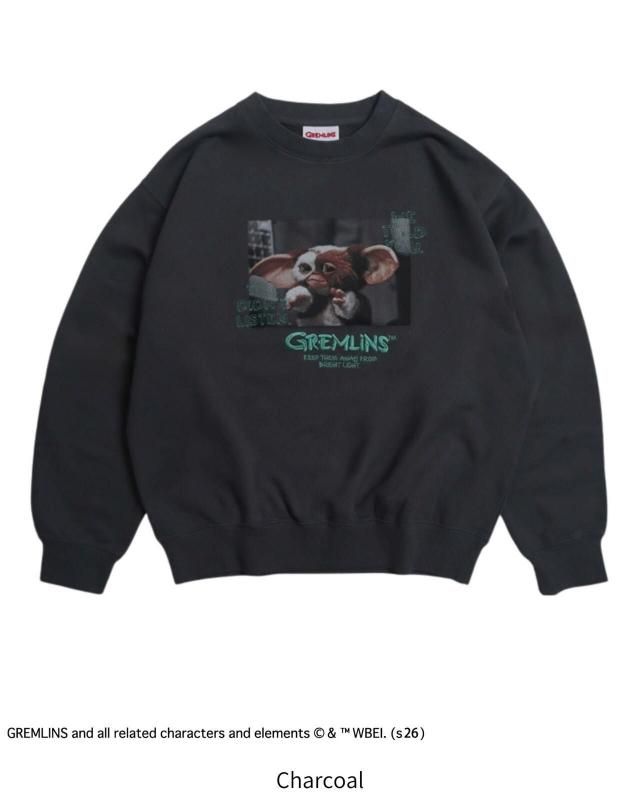 グレムリン フォトプリント スウェット Charcoal