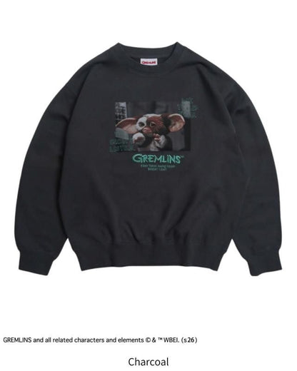 グレムリン フォトプリント スウェット Charcoal