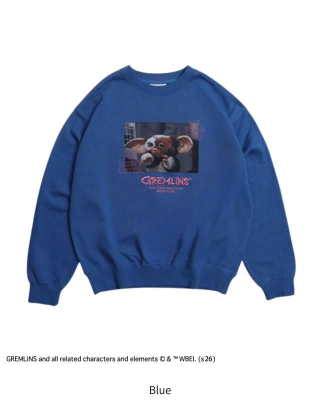 グレムリン フォトプリント スウェット Blue