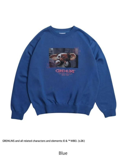 グレムリン フォトプリント スウェット Blue