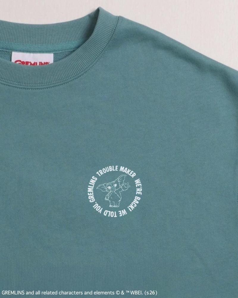 グレムリン サガラ刺繍 スウェット Green