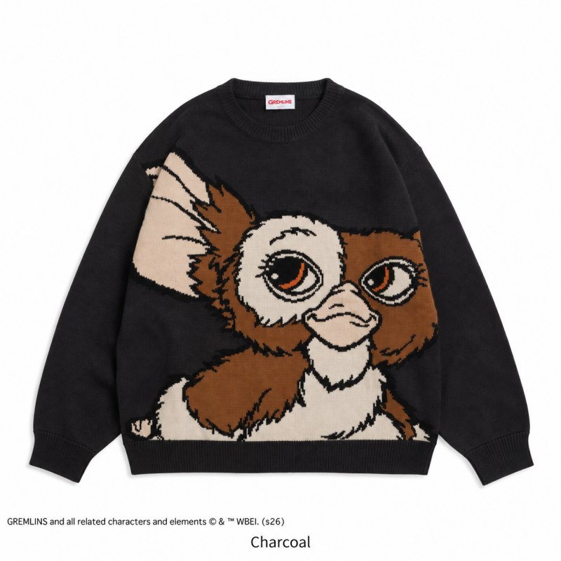 グレムリン インパクトジャガード ニット Charcoal