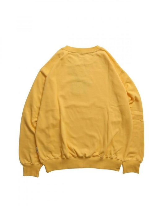 セサミストリート フロント刺繍 スウェット Yellow