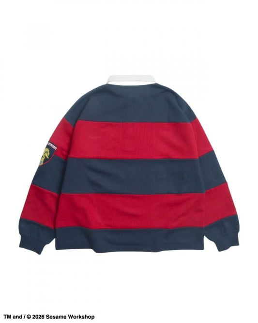 セサミストリート ワッペンラガーシャツ Navy